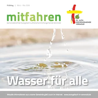 Magazintitel: Gemeindebrief mitfahren, aktuelle Ausgabe